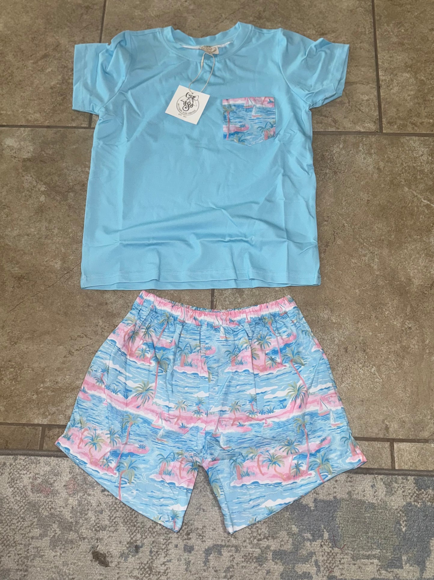 RTS-KNIT BEACH SHORT 7Y