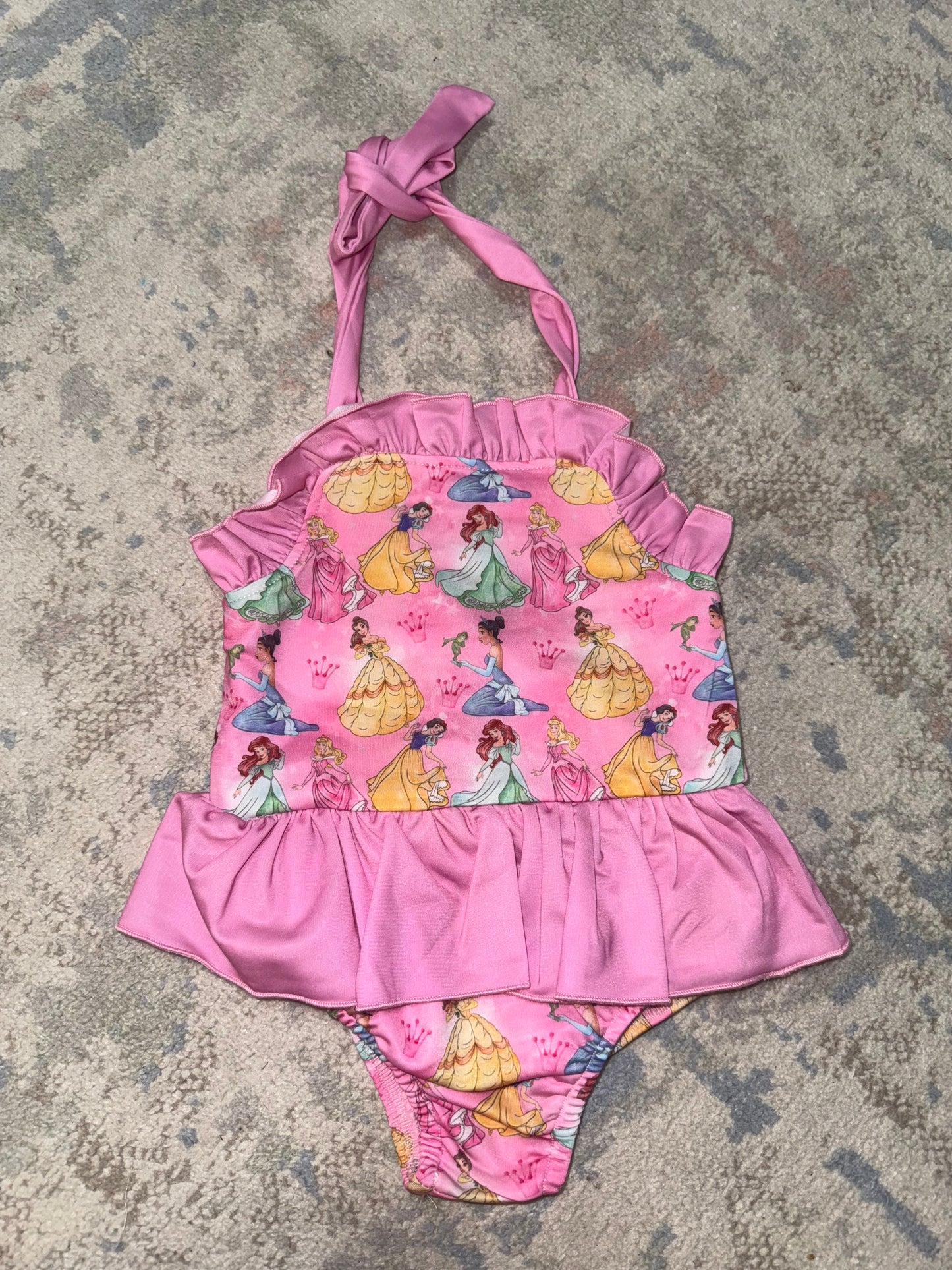 RTS-PINK PRINCESS SWIM 12/18M