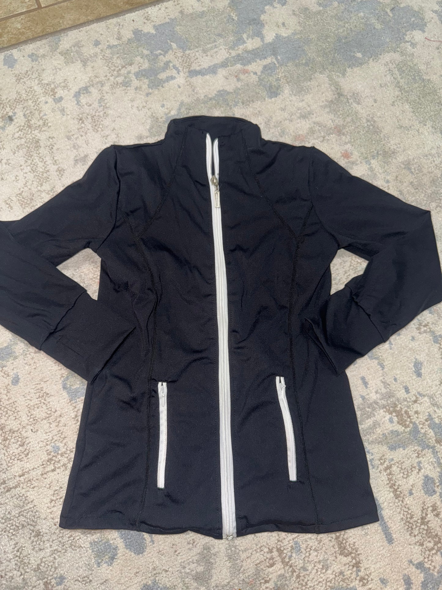 RTS-BLACK ATHLETIC JACKET 7/8Y