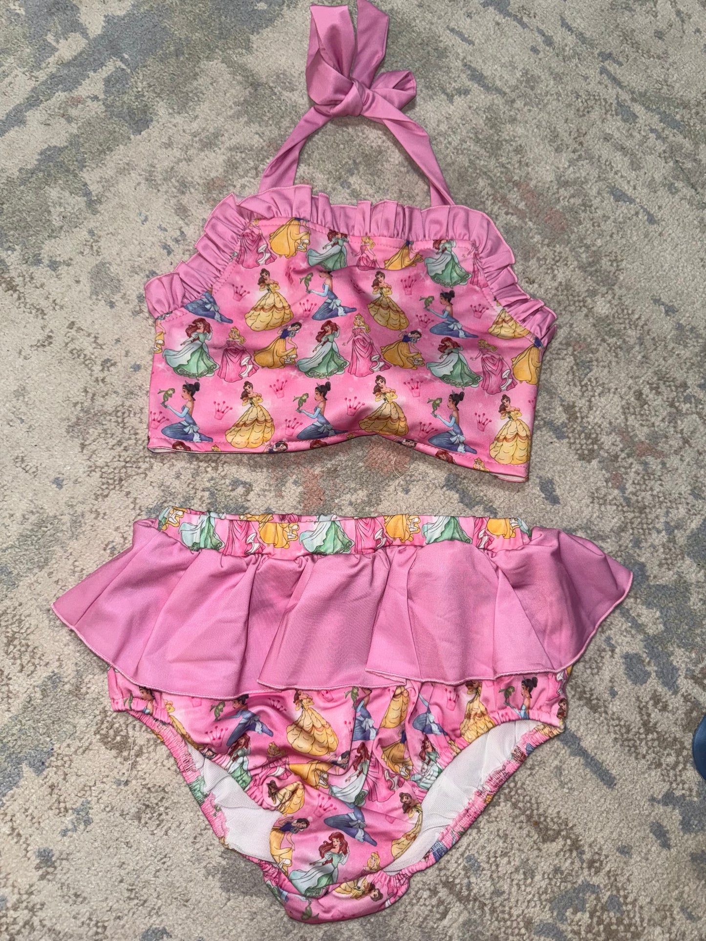 RTS-PINK PRINCESS SWIM 10/12Y