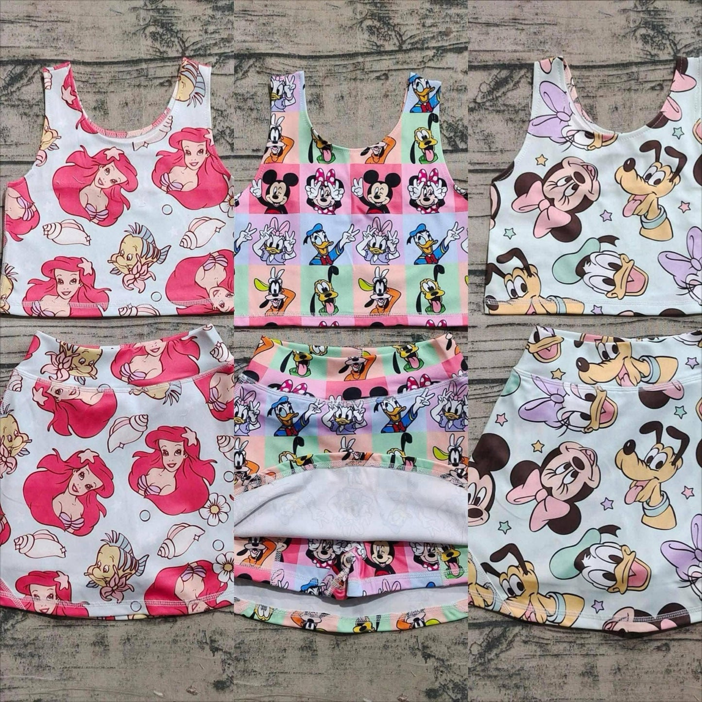 AF2-CHARACTER SKORT SETS