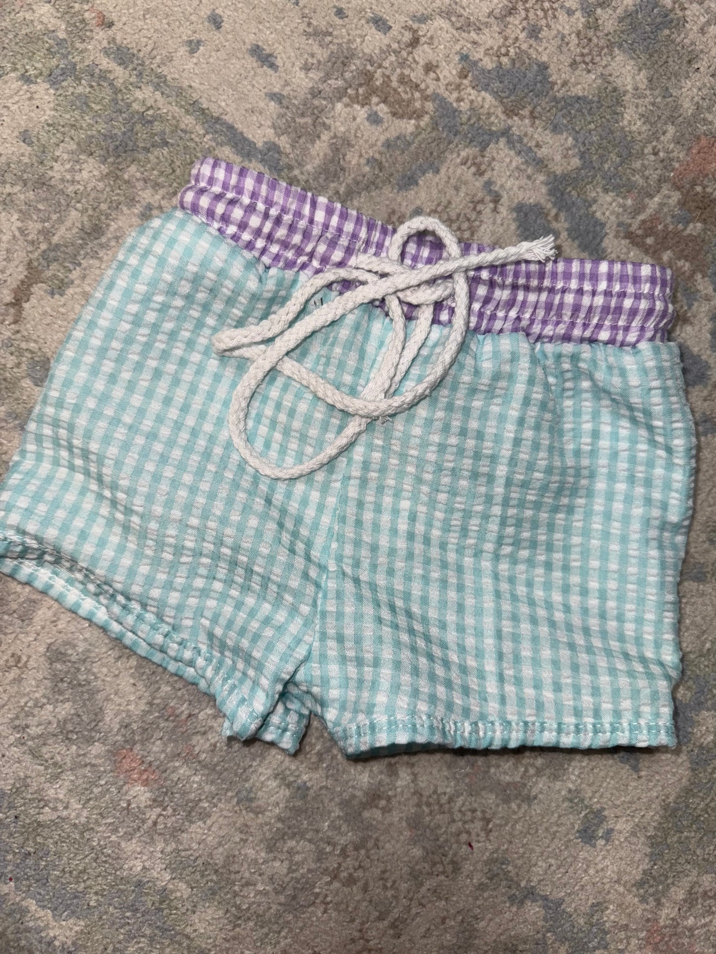 RTS-PURPLE AND MINT TRUNKS