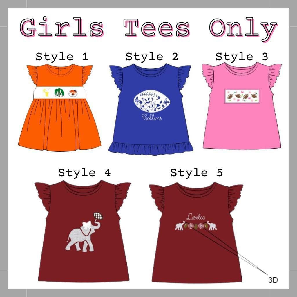 PO208-GIRLS TEES COLLECTION