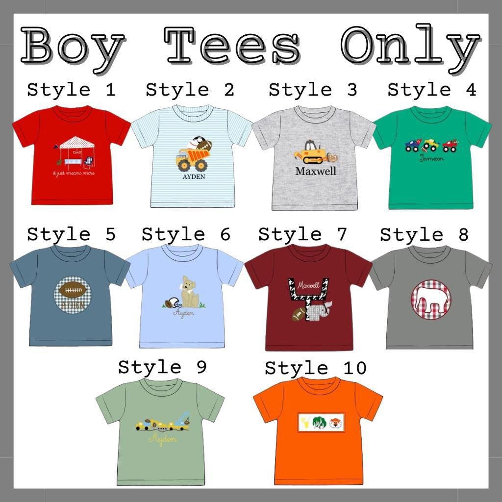 PO208-BOYS TEES COLLECTION(6-10)