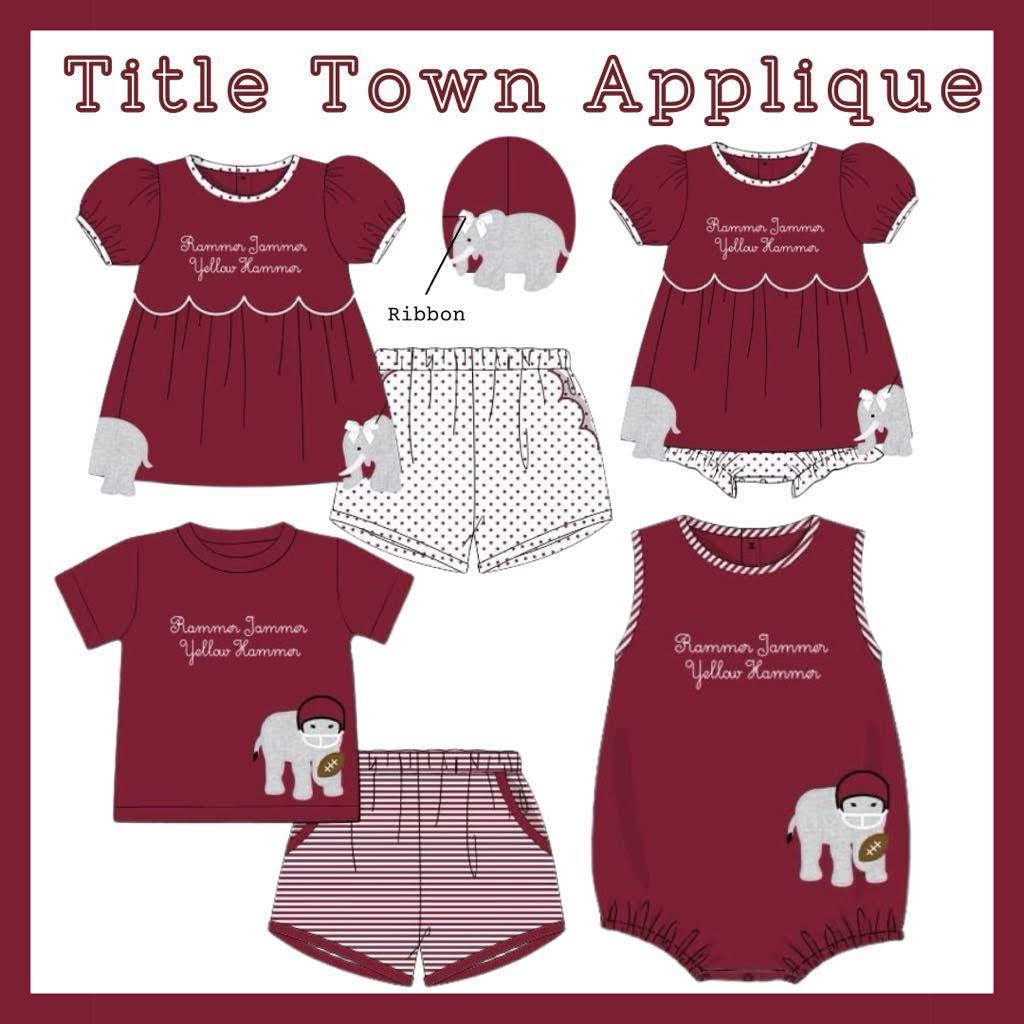 PO208-LITTLE TOWN APPLIQUÉ COLLECTION