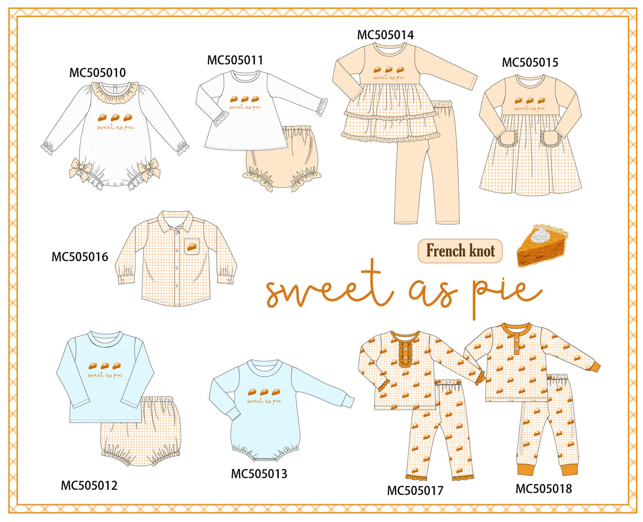 PO210-SWEET AS PIE FRENCH KNOT COLLECTION