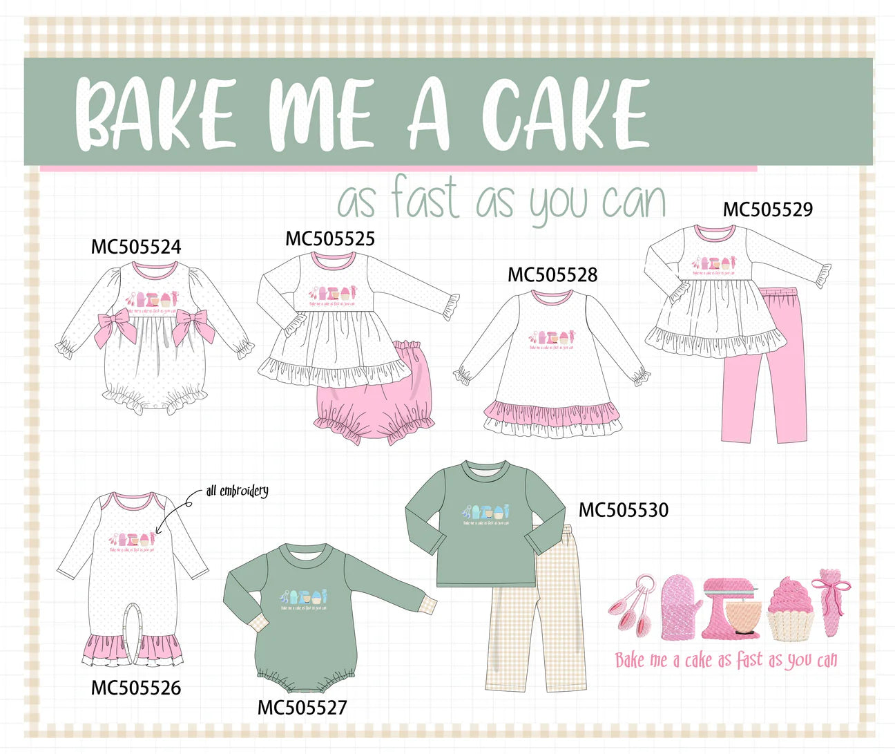 PO213-BAKE ME A CAKE COLLECTION