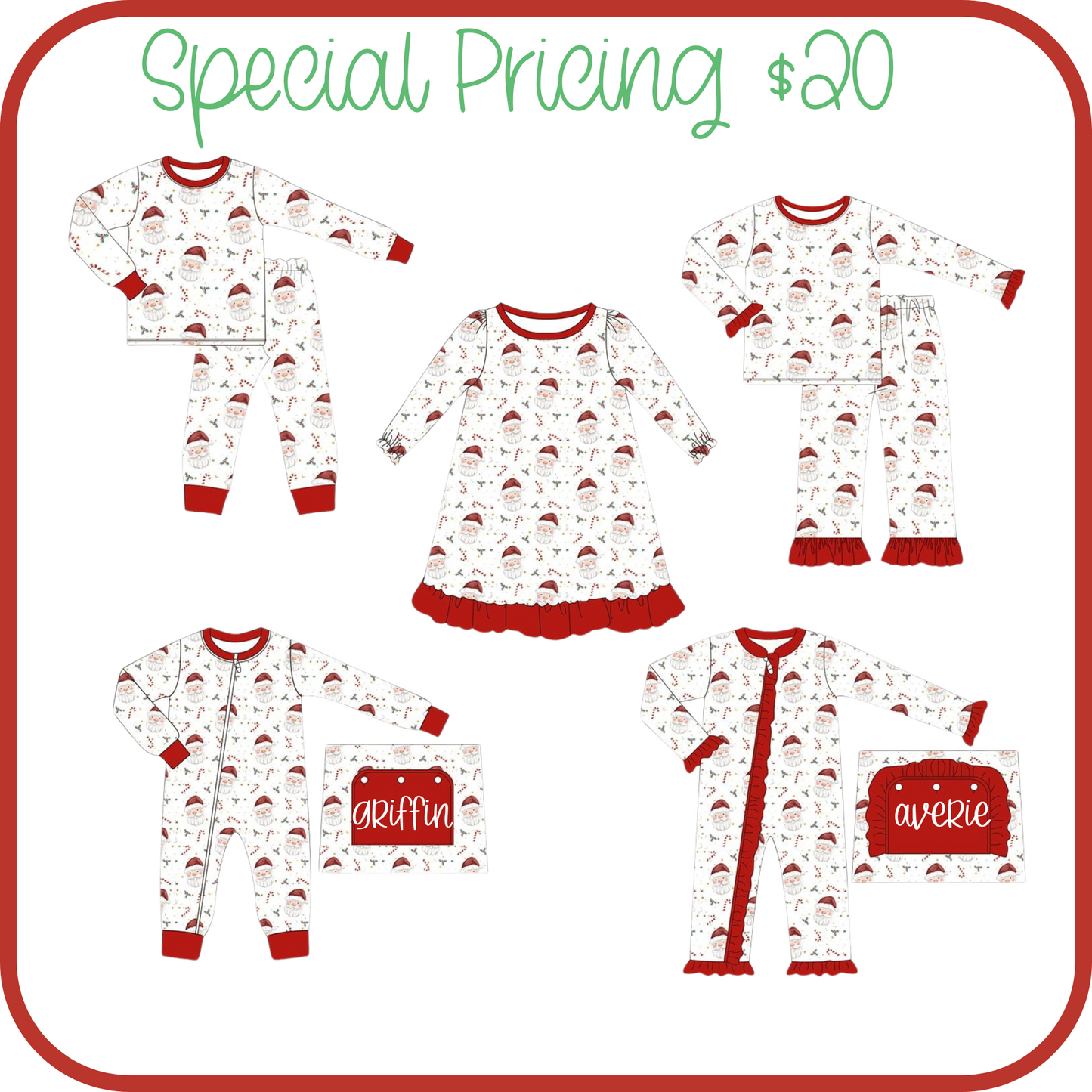 PO216-SAINT NICK CHRISTMAS PJ COLLECTION