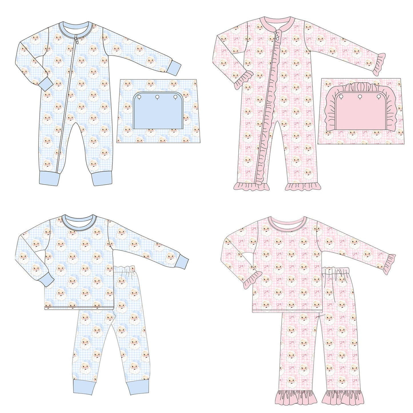 Po211-SWEET SANTA PJ COLLECTION