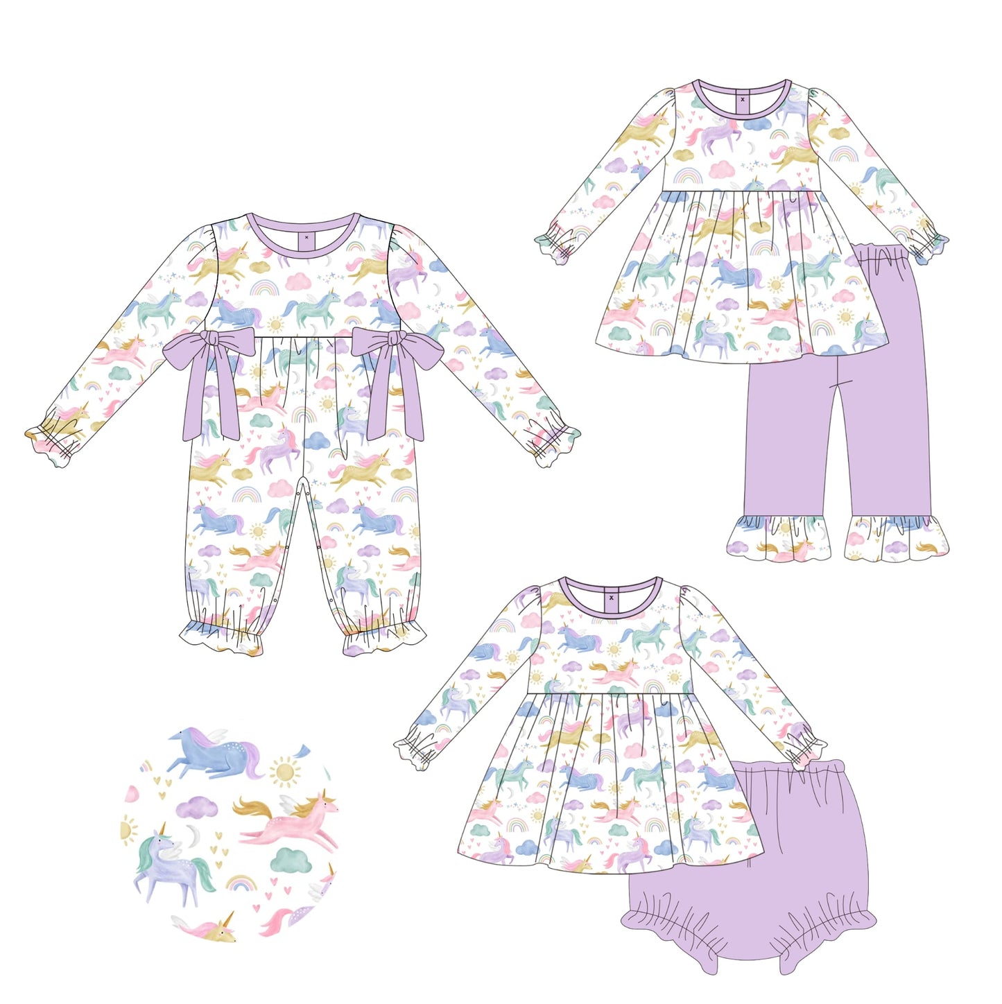Po211-UNICORNS AND RAINBOW COLLECTION