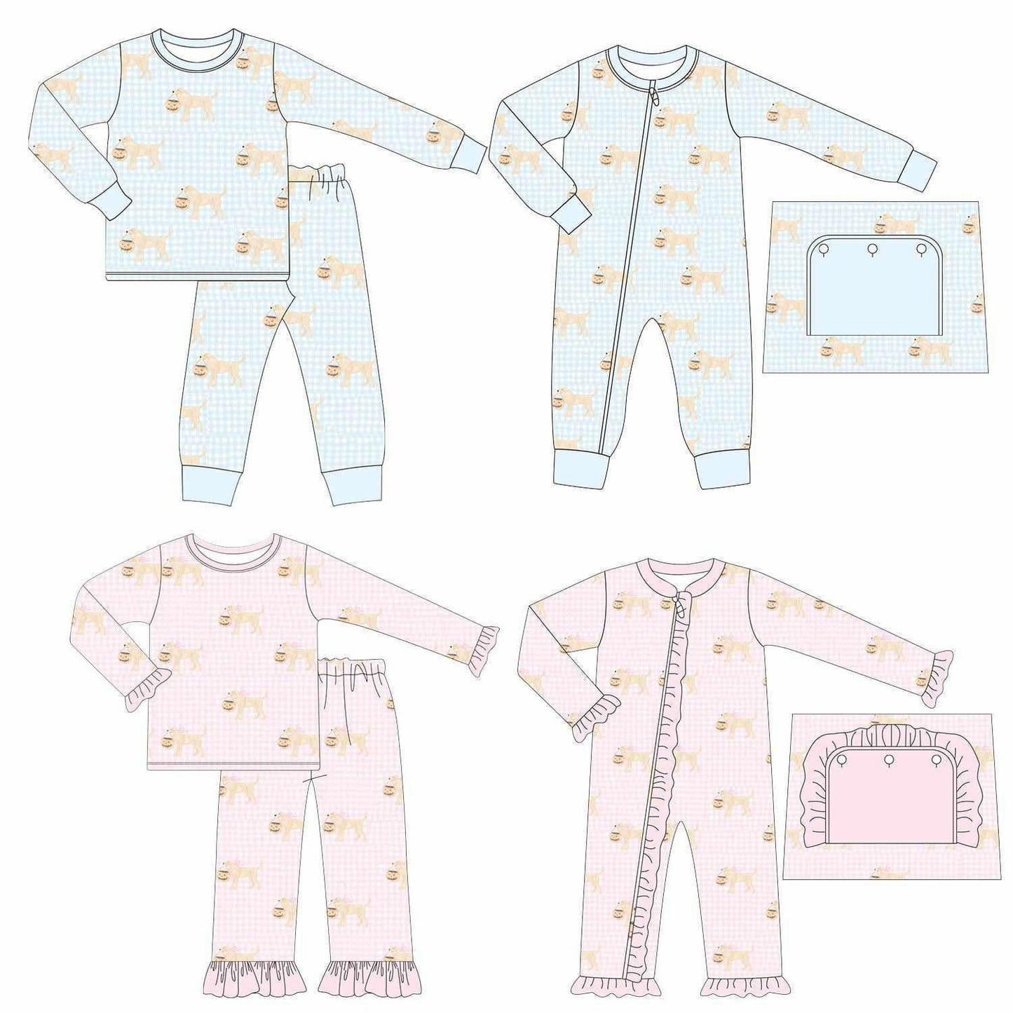 Po210-PUP HALLOWEEN BUCKET PJ COLLECTION