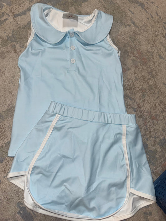 RTS-BLUE ATHLETIC SKORT 6/7Y