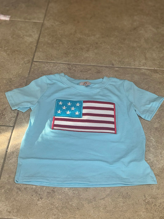 RTS-FLAG APPLIQUÉ SHIRT
