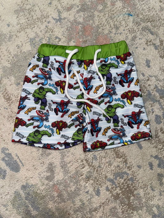 RTS-SUPERHERO TRUNKS 12/18M