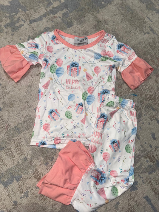 RTS-BIRTHDAY PJ GIRL 12/18M
