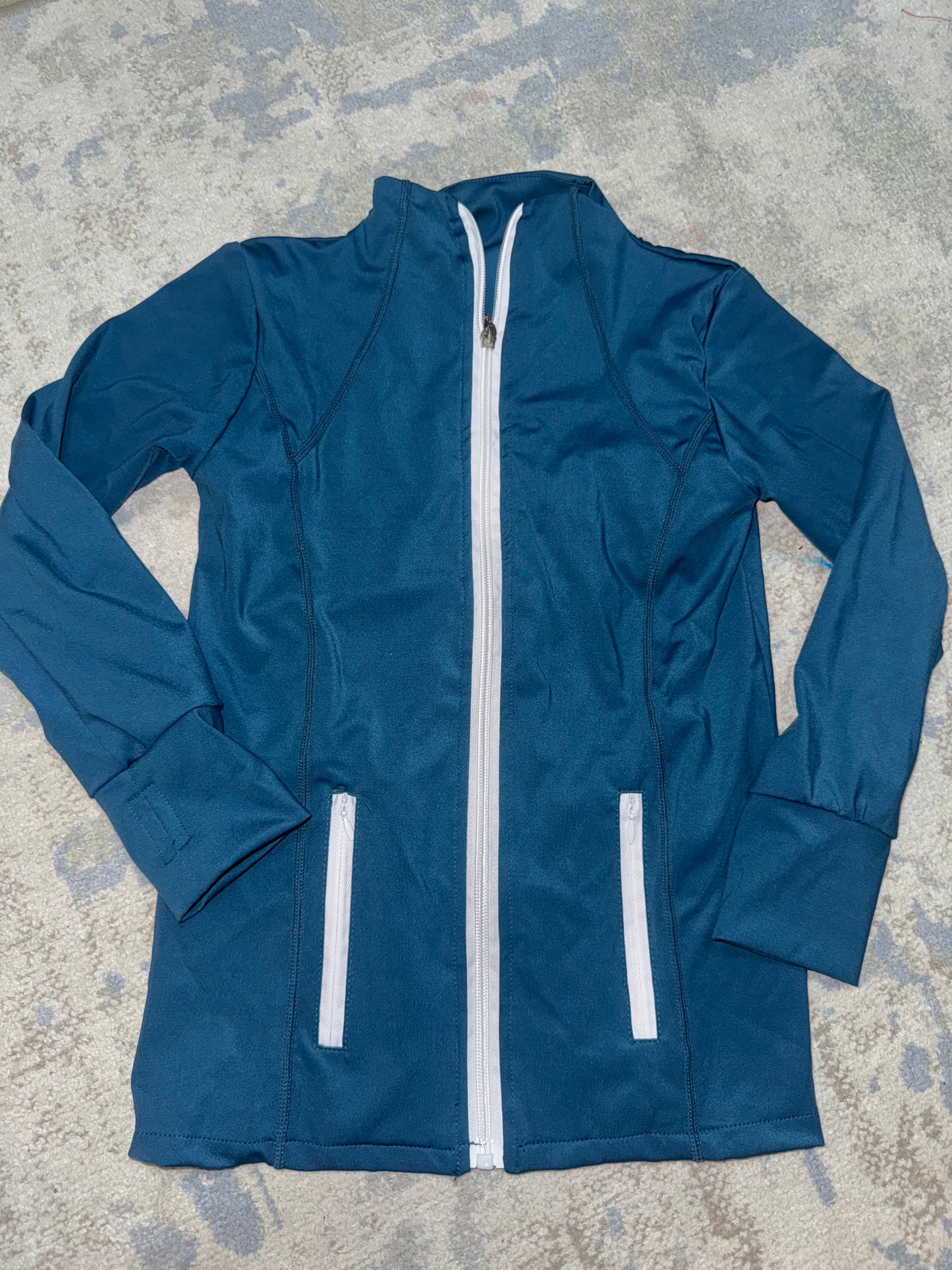 RTS-BLUE ATHLETIC JACKET 7/8Y