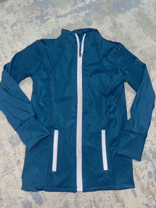 RTS-BLUE ATHLETIC JACKET 7/8Y