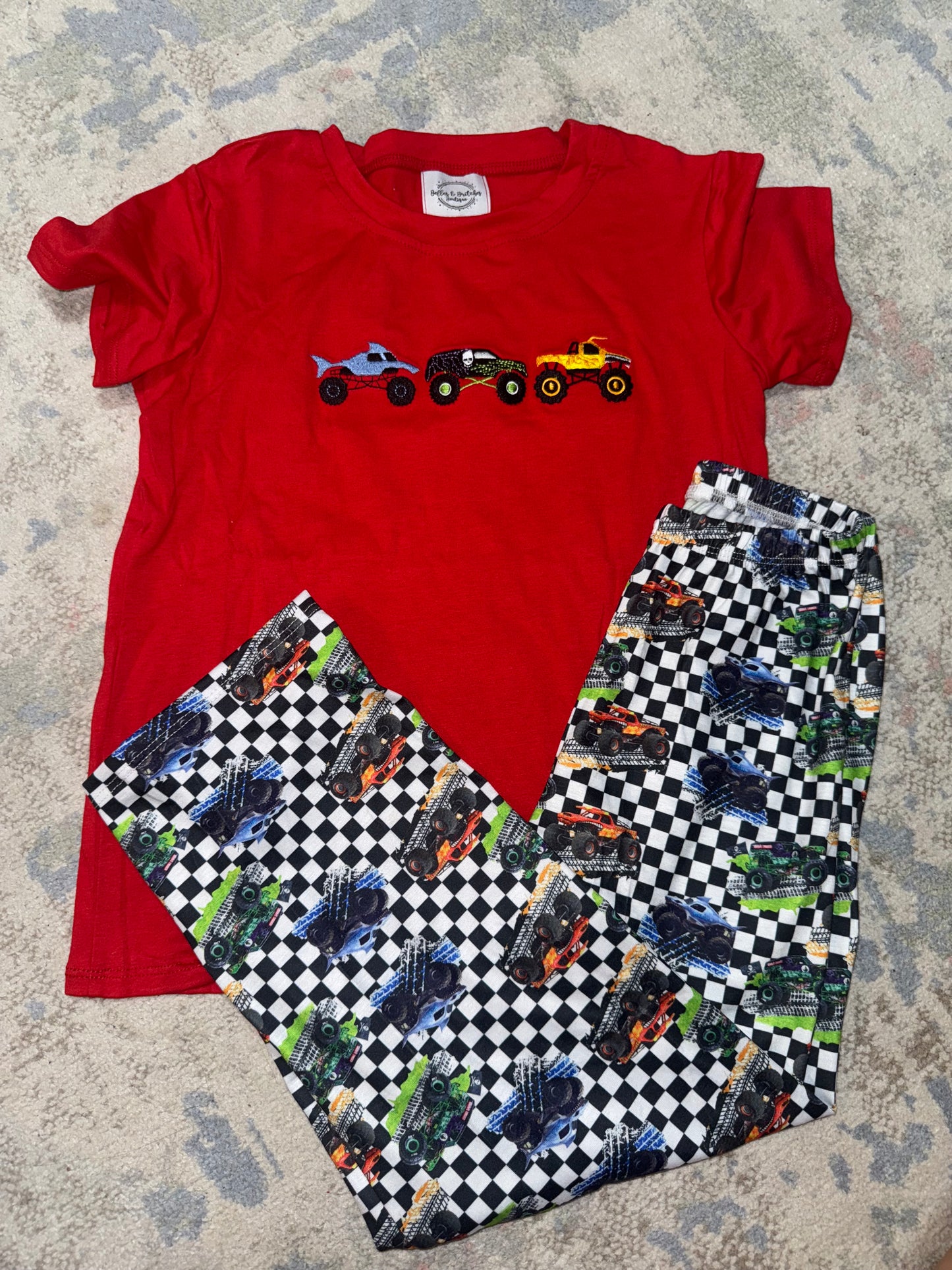 RTS-MONSTER JAM PANT SET 6/7Y