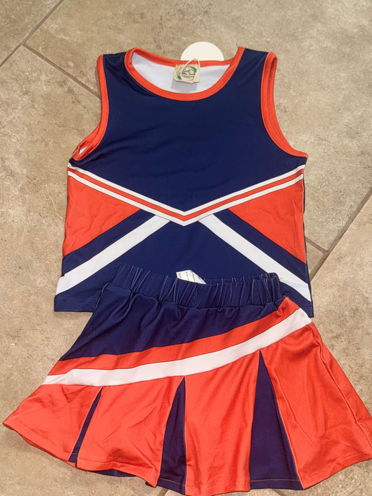 RTS-NAVY AND ORANGE CHEER SET 24M