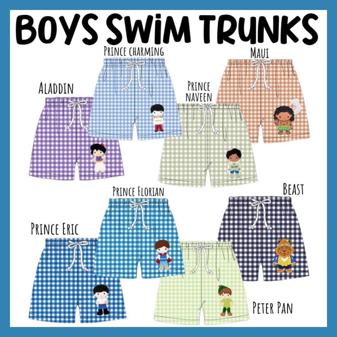 Po152-boys prince swim collection