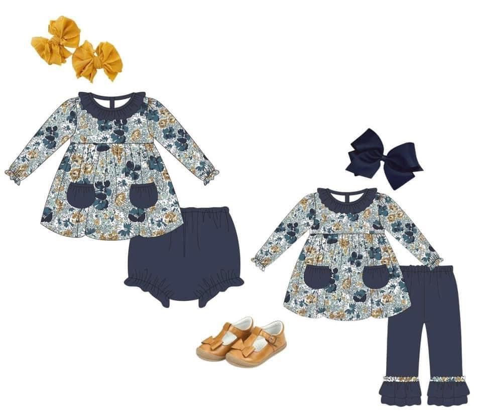 Po145-navy floral collection