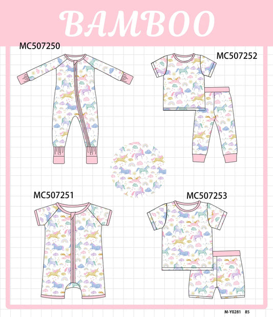 PO217-UNICORN BAMBOO PJ COLLECTION