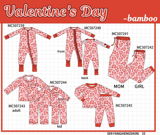 PO217-HEART BAMBOO PJ COLLECTION