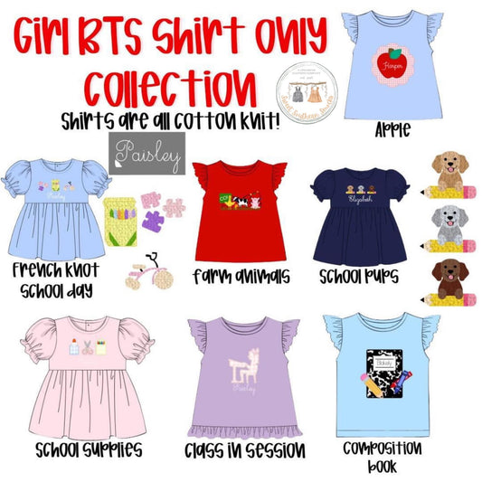 PO 164-girl bts shirt collection