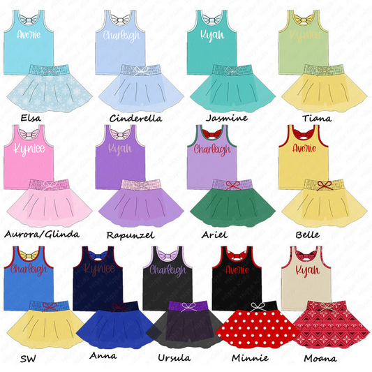 AF2-PRINCESS SKORT COLLECTION