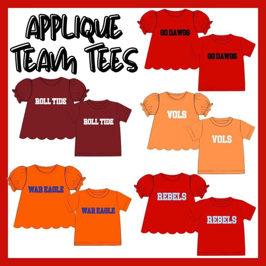 PO208-APPLIQUÉ TEAM TEES COLLECTION