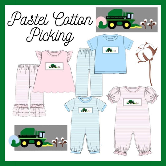 PO208-PASTEL COTTON PICKING COLLECTION