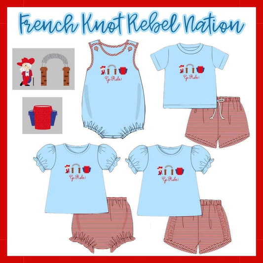 PO208-FRENCH KNOT REBEL NATION COLLECTION