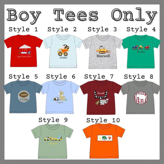 PO208-BOYS TEES COLLECTION(1-5)