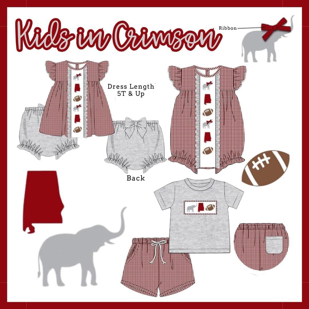 PO208-KIDS IN CRIMSON COLLECTION