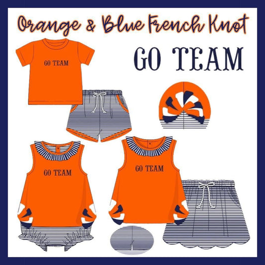 PO208-ORANGE AND BLUE GO TEAM COLLECTION