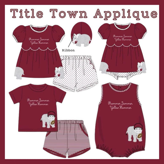 PO208-LITTLE TOWN APPLIQUÉ COLLECTION