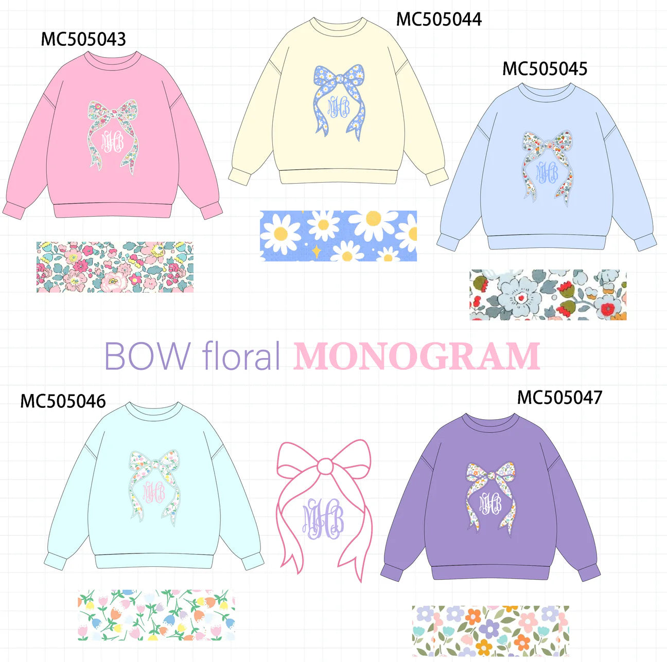PO210-BOW PULLOVER COLLECTION
