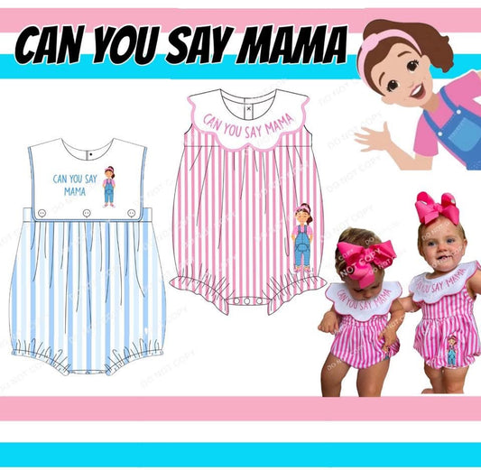 Po211-CAN YOU SAY MAMA COLLECTION