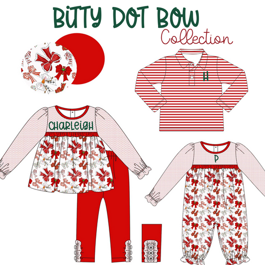 PO214-BITTY DOT BOW COLLECTION