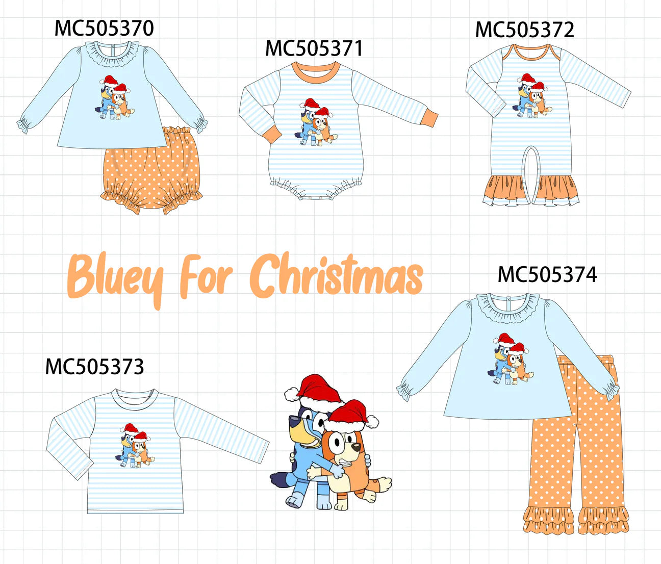 PO213-BLUE DOG CHRISTMAS