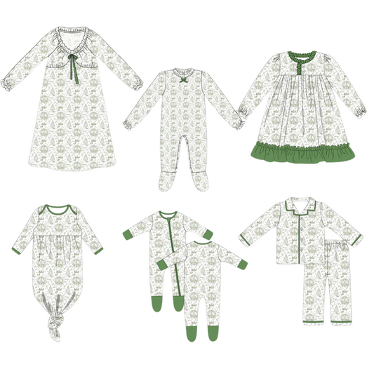 PO214-CHRISTMAS TOILE PJ COLLECTION