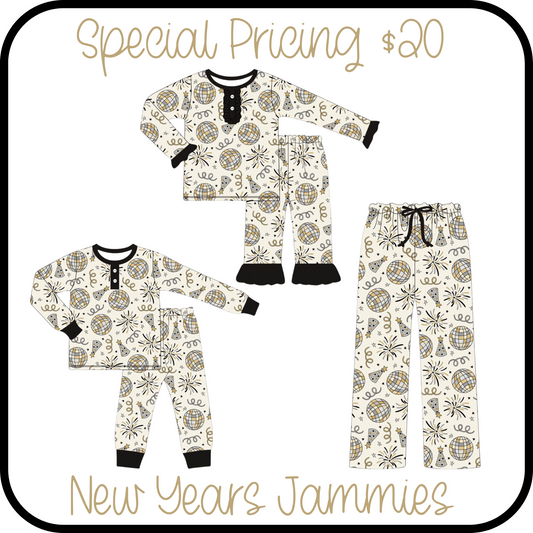 PO216-NEW YEARS FAMILY PJ COLLECTION