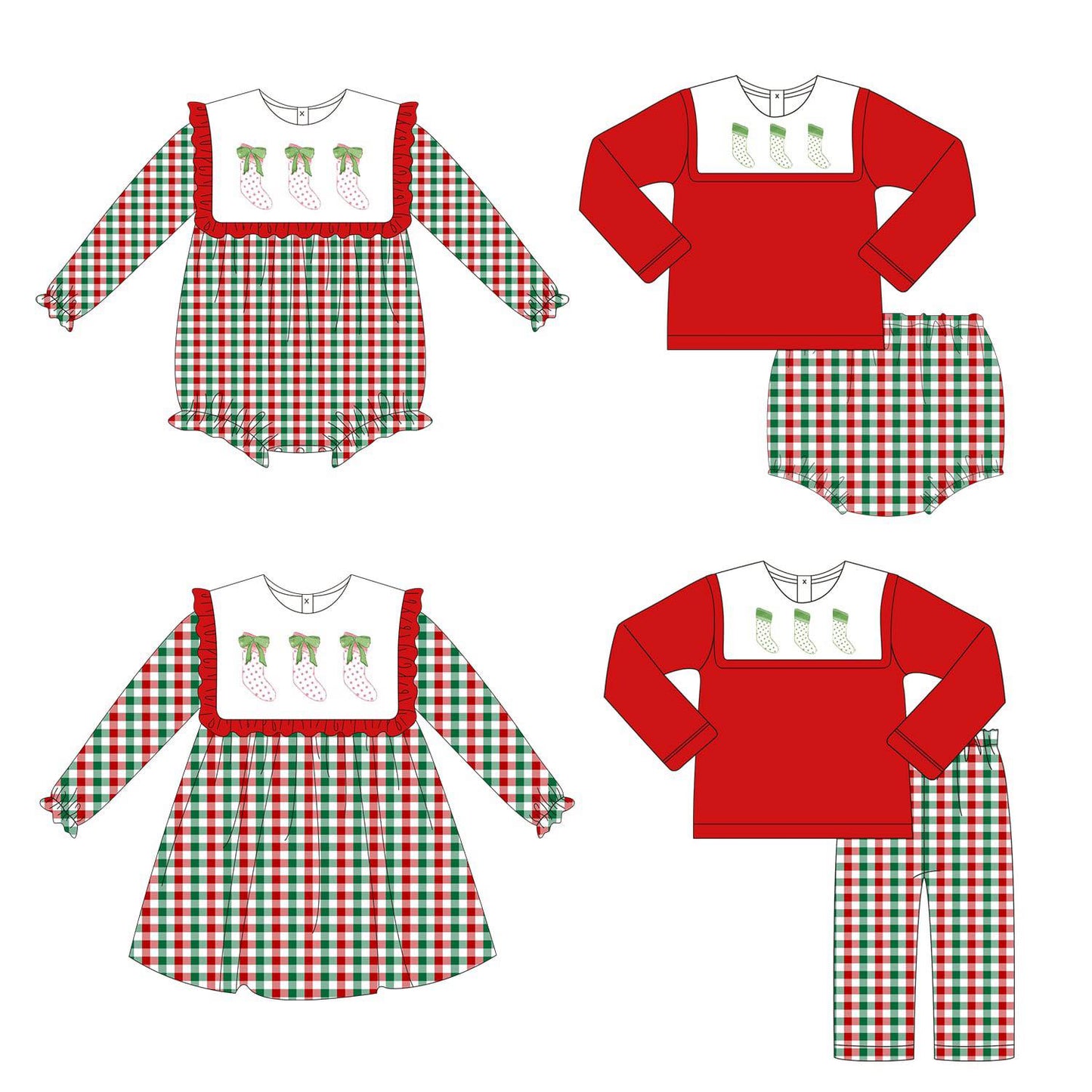 PO212-PLAID STOCKINGS