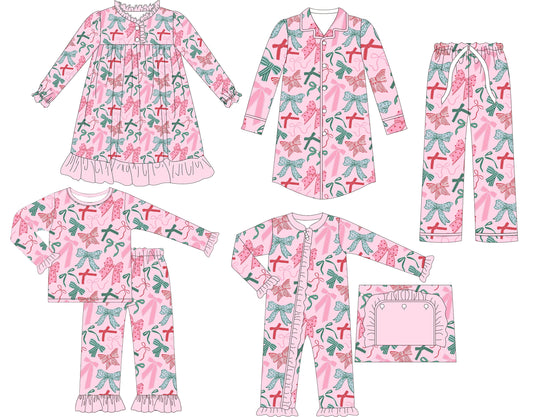 Po211-BOWTIFUL CHRISTMAS PJ COLLECTION